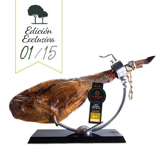 Edición exclusiva 01/15: Viaje a la Dehesa + Jamón de bellota 100% ibérico D.O.P Dehesa de Extremadura, montanera 2017/18