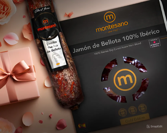 Sobre de jamón bellota D.O (100g) + Lomito ibérico de bellota 100% (500g)